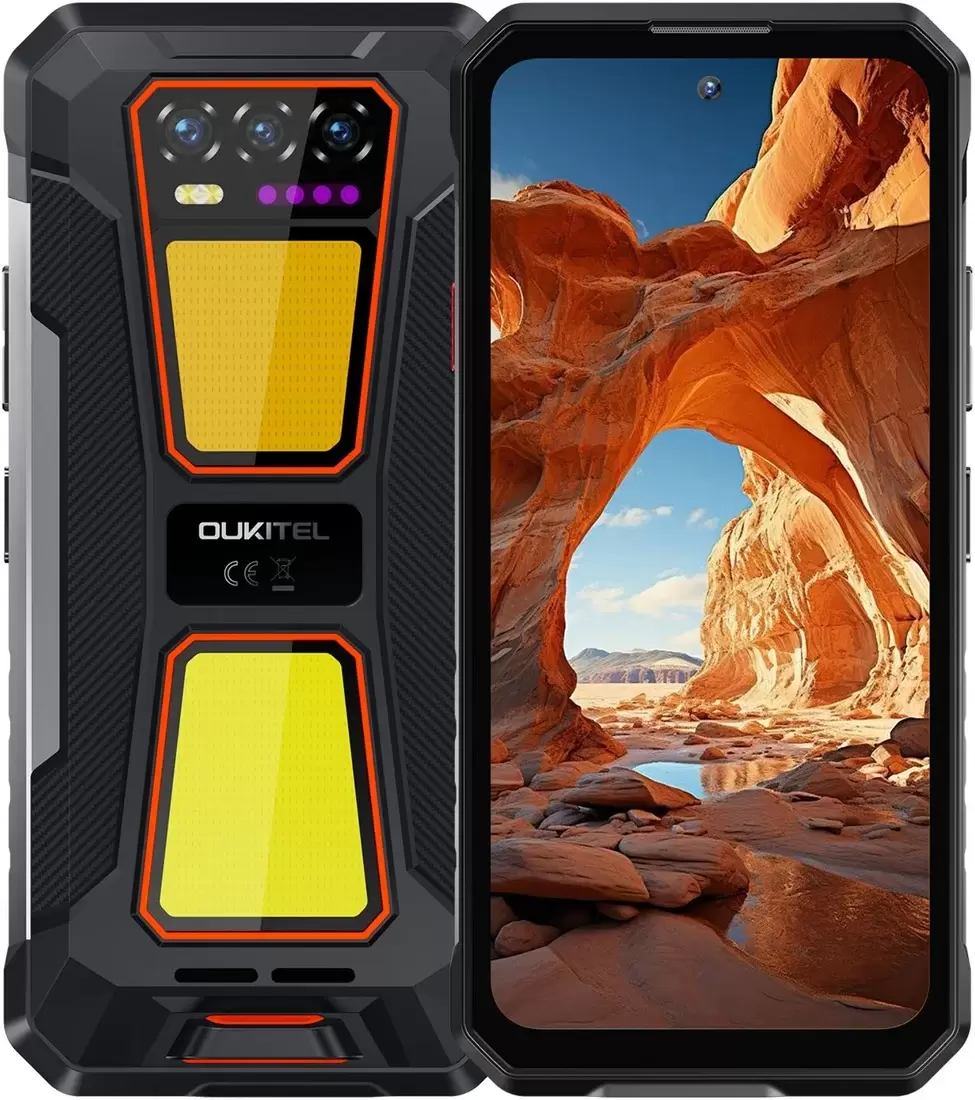 Oukitel WP58 Pro 8GB/512GB (черный/оранжевый)