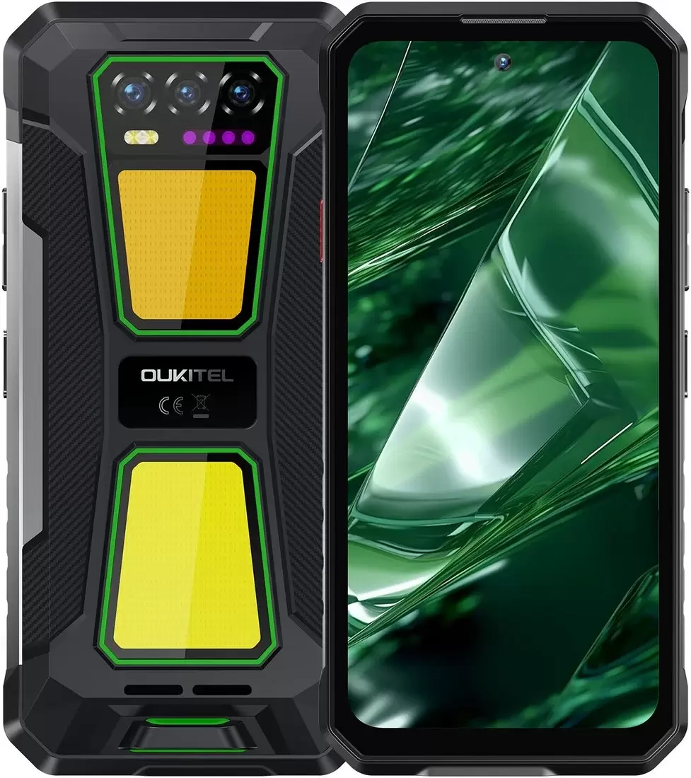 Oukitel WP58 Pro 8GB/512GB (черный/зеленый)