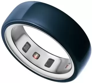 Умное кольцо Oura Ring 4 Ceramic (синий, размер 9) фото