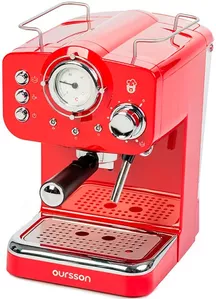 Рожковая кофеварка Oursson EM1510/RD фото