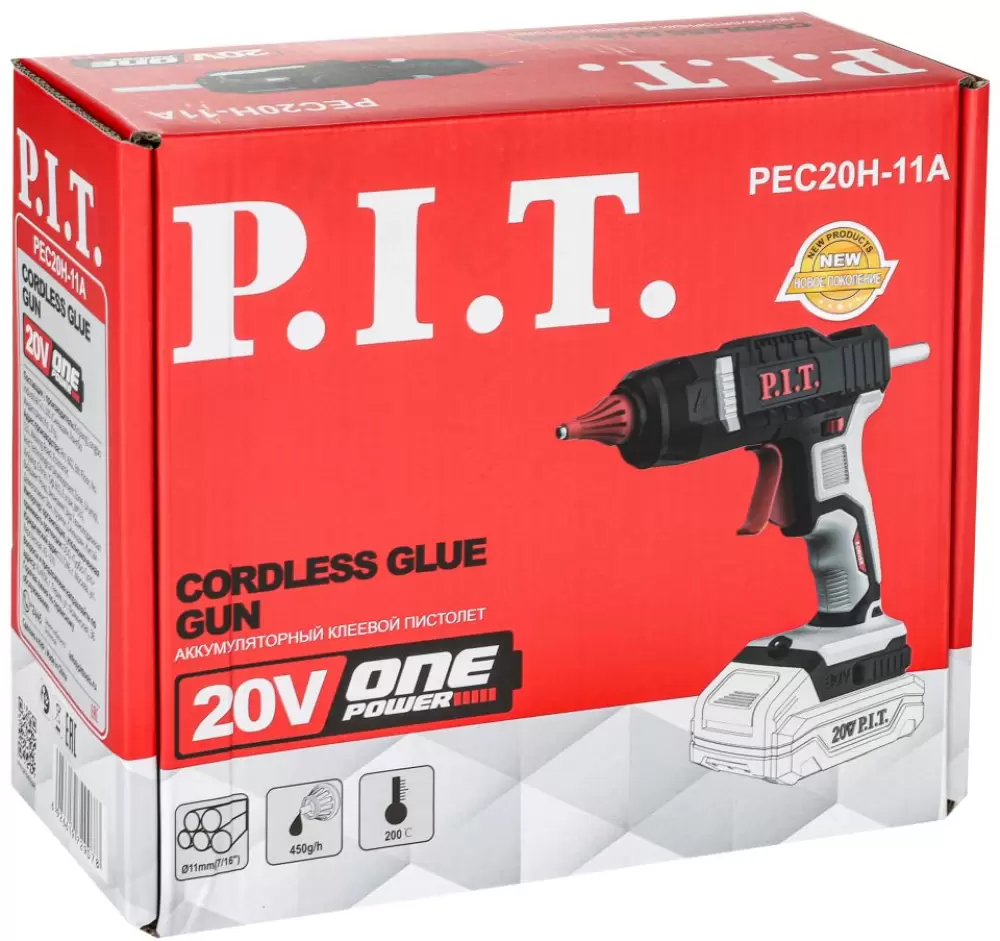 Клеевой пистолет P.I.T PEC20H-11A Solo фото
