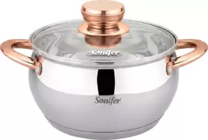 Кастрюля Sonifer SF-1143-18 (с крышкой) фото