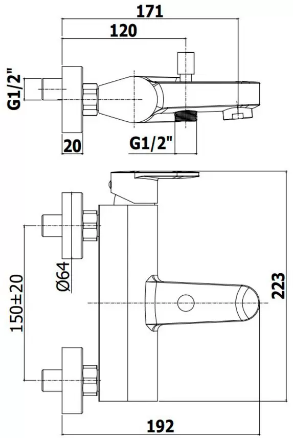 Смеситель Paffoni Candy CA022CR фото