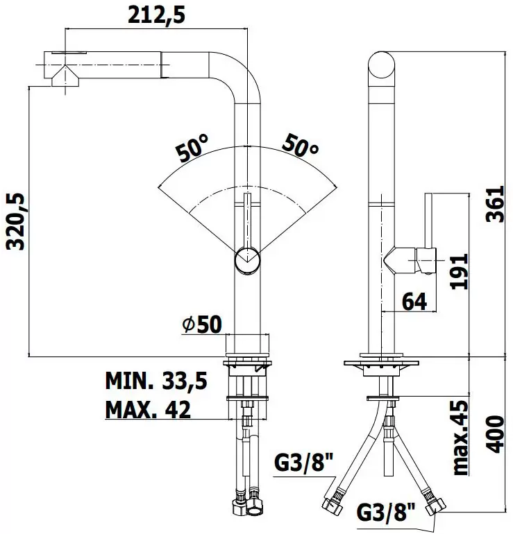 Смеситель Paffoni Chef CH985CR фото