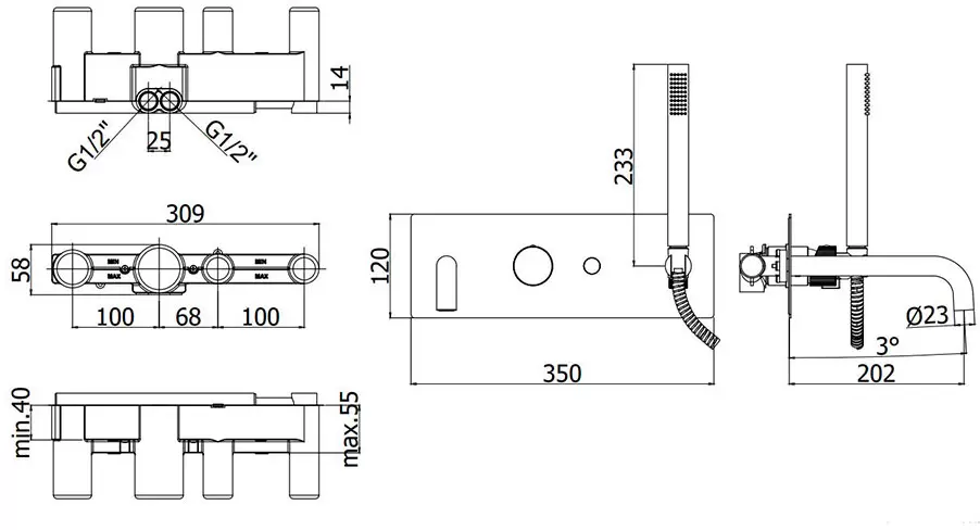 Смеситель Paffoni Jo JO001CR фото