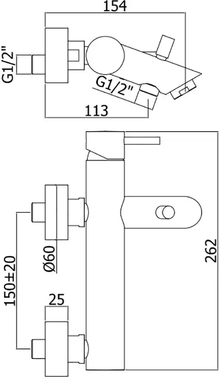 Смеситель Paffoni Light LIG022BO фото