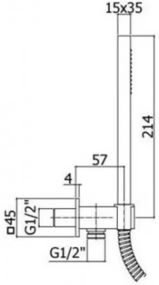 Душевой гарнитур Paffoni ZDUP095NO фото