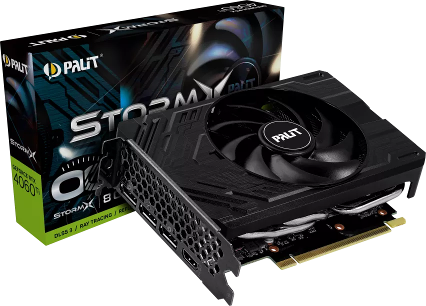 Видеокарта Palit GeForce RTX 4060 Ti StormX OC 8GB GDDR6 NE6406TS19P1-1060F фото 9
