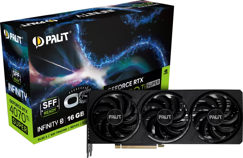 Видеокарта Palit GeForce RTX 4070 Ti Super Infinity 3 OC 16GB NED47TSS19T2-1043S фото 8