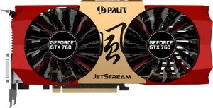 Видеокарта Palit NE5X760010G2-1042J GeForce GTX 760 JETSTREAM 4GB DDR5 256bit фото