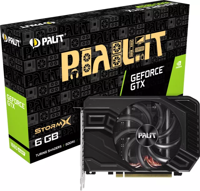 Видеокарта Palit NE6166S018J9-161F GeForce GTX 1660 Super StormX 6GB GDDR6 192bit фото 3