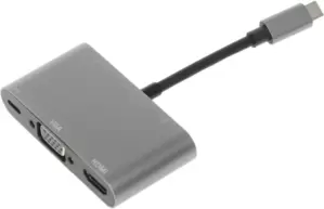 Док-станция Palmexx PX/HUB USBC-HDMI-VGA-USBC фото