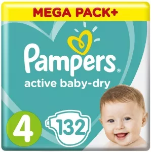 Pampers Active Baby-Dry 4 Maxi (9-14 кг) 132 шт