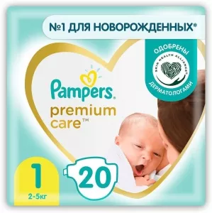 Pampers Premium Care 1 Newborn (20 шт)