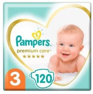 Подгузники Pampers Premium Care 3 Midi (120 шт) фото