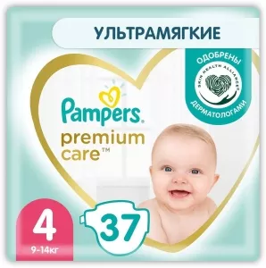 Подгузники Pampers Premium Care 4 Maxi (37 шт) фото