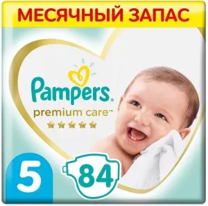 Подгузники Pampers Premium Care 5 Junior (84 шт) фото