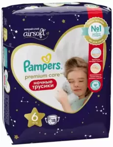 Pampers Premium Care 6 Extra Large ночные (18 шт)