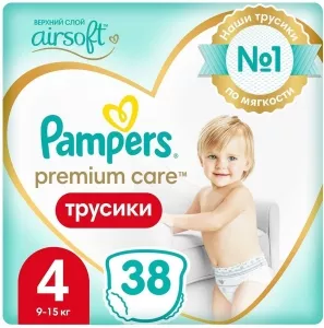 Трусики Pampers Premium Care Pants 4 Maxi (38 шт) фото