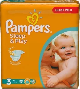 Подгузники Pampers Sleep &#38; Play 3 Midi (4-9 кг) Giant 100 шт фото