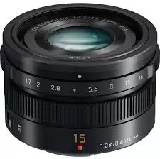 Panasonic 15mm f1.7 ASPH black