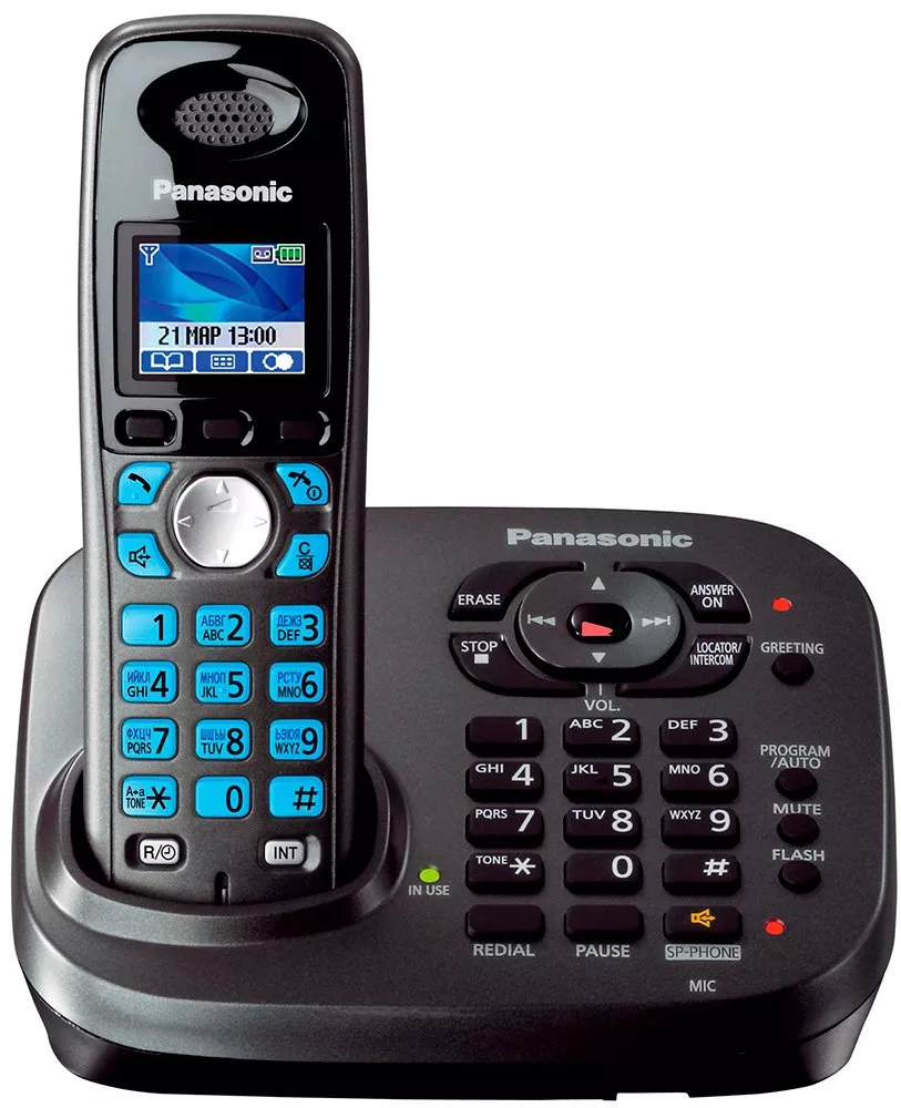 Радиотелефон Dect Panasonic KX-TG8041 купить недорого в Минске, цены –  Shop.by