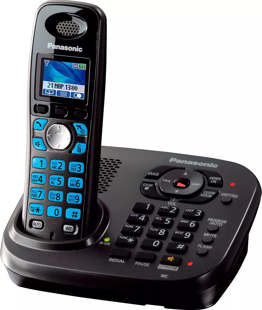 Радиотелефон Dect Panasonic KX-TG8041 купить недорого в Минске, цены –  Shop.by