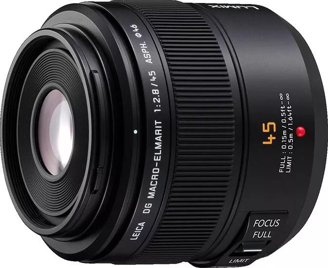 Panasonic Leica DG Macro-Elmarit 45mm F2.8 ASPH. Mega O.I.S. (H-ES045)