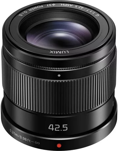 Объектив Panasonic LUMIX G 42.5mm f/1.7 ASPH. POWER O.I.S. (H-HS043) (черный) фото 2