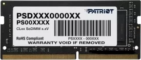 Модуль памяти Patriot Signature Line 4GB DDR4 SODIMM PC4-21300 PSD44G266641S фото