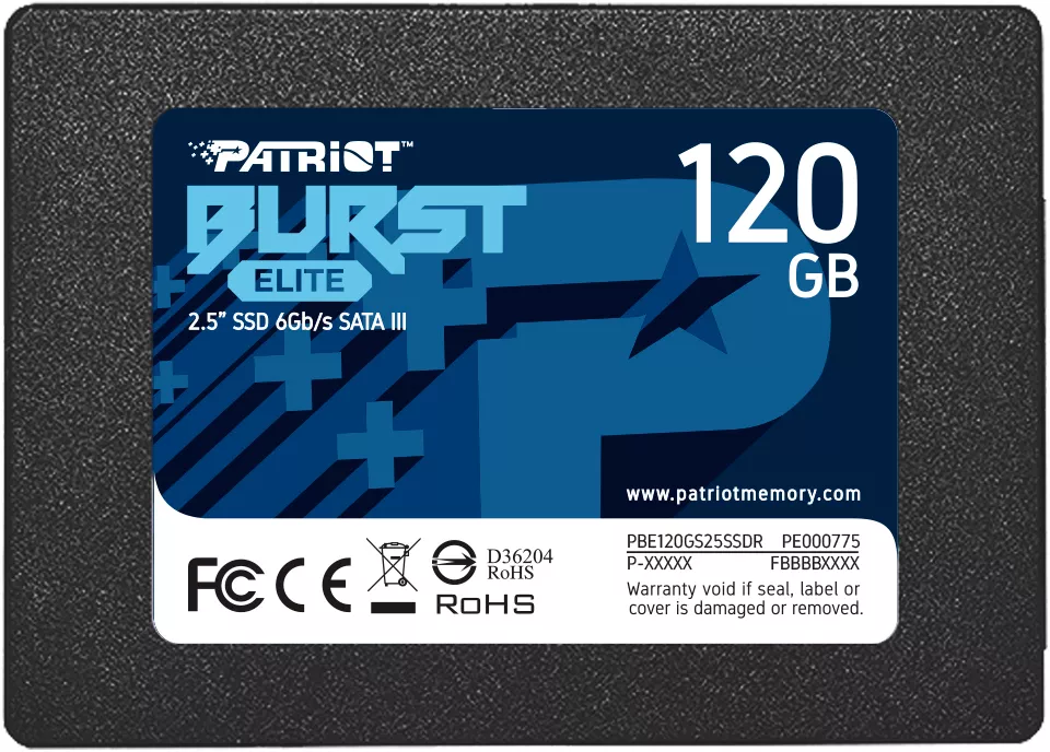 Жесткий диск SSD Patriot Burst Elite 120Gb PBE120GS25SSDR фото