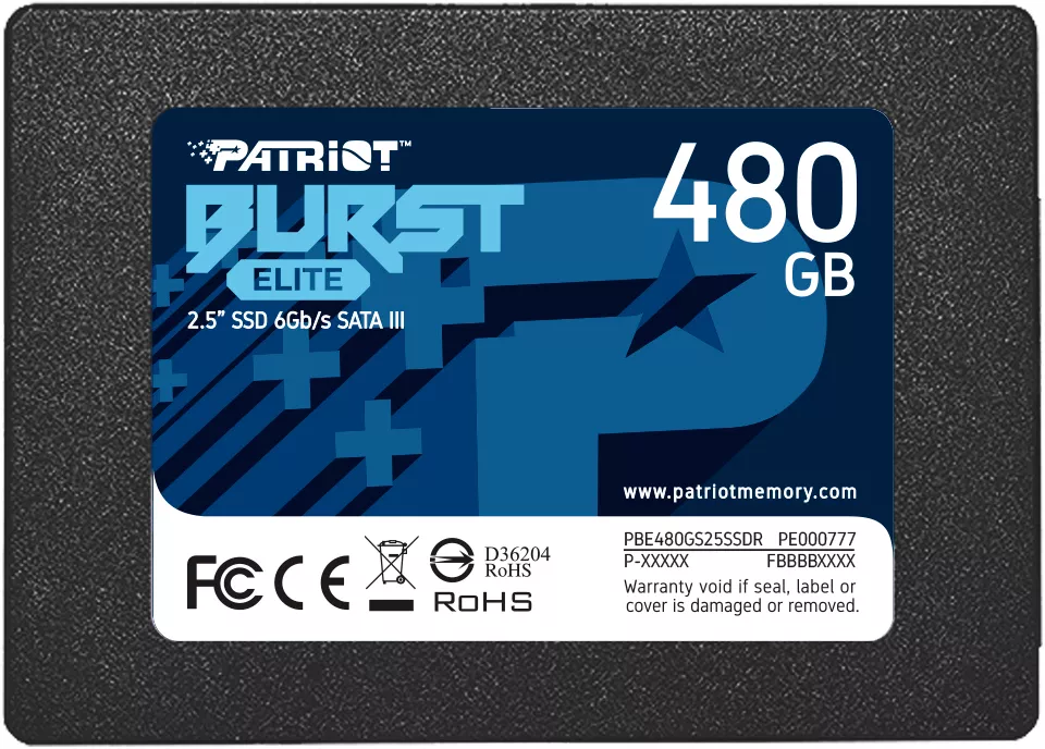 Patriot Burst Elite 480Gb PBE480GS25SSDR