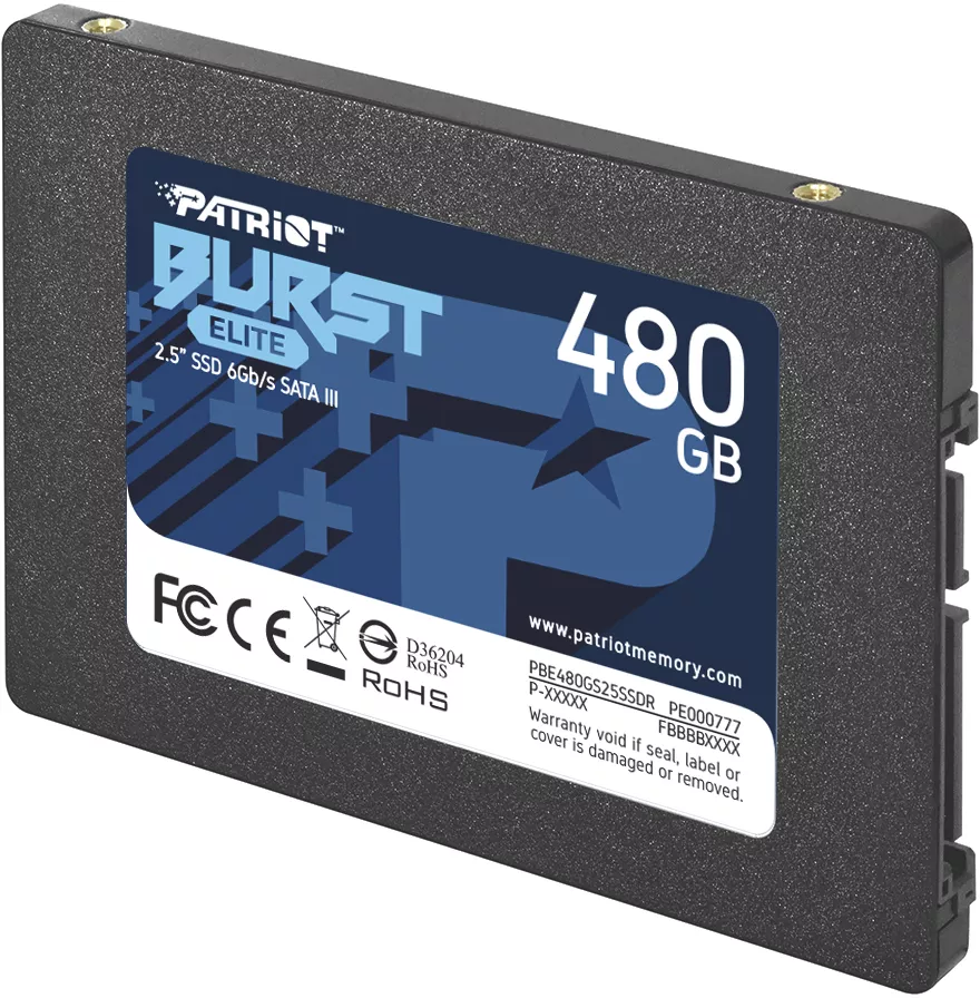Жесткий диск SSD Patriot Burst Elite 480Gb PBE480GS25SSDR фото 2