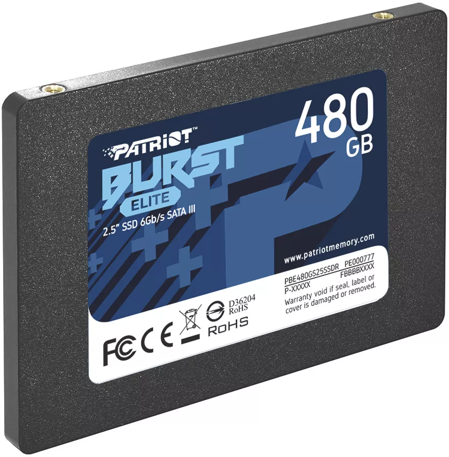 Жесткий диск SSD Patriot Burst Elite 480Gb PBE480GS25SSDR фото 3