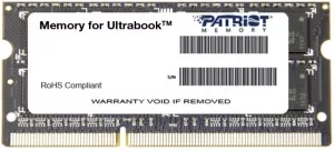 Модуль памяти Patriot Memory for Ultrabook 4GB DDR3 SO-DIMM PC3-10600 PSD34G1333L2S фото