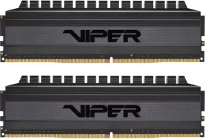 Модуль памяти Patriot Memory Viper 4 Blackout DDR4 DIMM 4133MHz PC33000 CL18 - 16Gb Kit 2x8Gb PVB416G413C8K фото