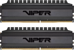 Модуль памяти Patriot Memory Viper 4 Blackout DDR4 DIMM 4400MHz PC35200 CL18 - 16Gb Kit 2x8Gb PVB416G440C8K фото