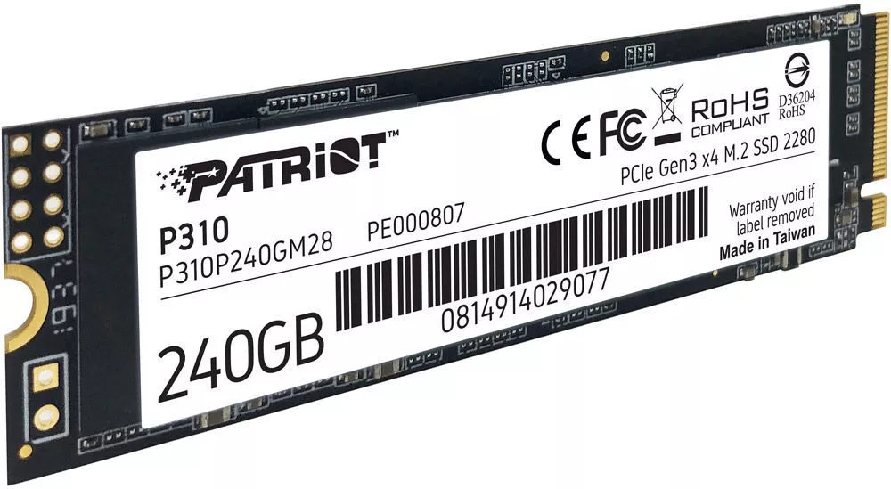 SSD Patriot P310 240GB P310P240GM28 фото 2