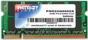 Модуль памяти Patriot PSD21G8002S DDR2 PC2-6400 1Gb фото