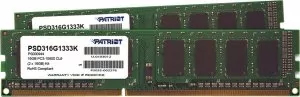 Комплект модулей памяти Patriot PSD316G1333K DDR3 PC3-10600 2x8Gb  фото