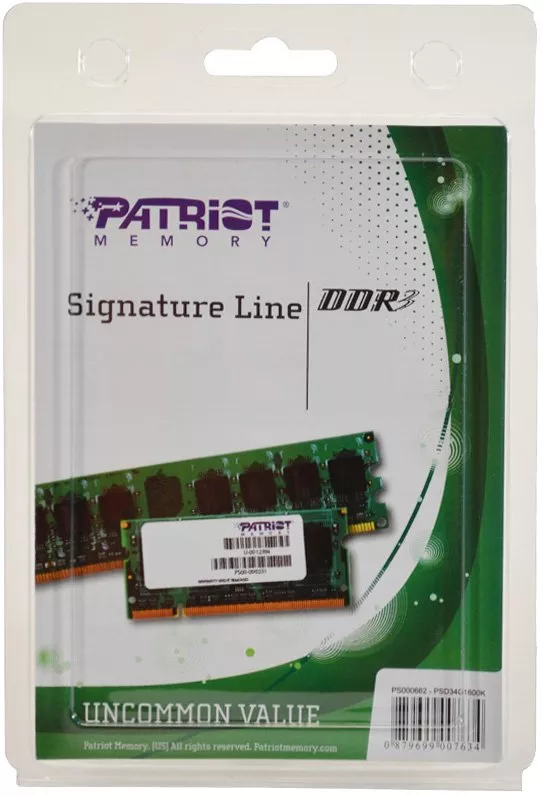 Модуль памяти Patriot PSD34G16002S DDR3 PC3-12800 4Gb фото 5