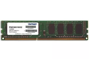 Модуль памяти Patriot Signature 8GB DDR3 PC3-12800 (PSD38G16002) фото