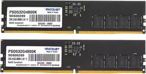 Оперативная память Patriot Signature Line 2x16ГБ DDR5 5600 МГц PSD532G5600K фото