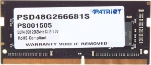 Модуль памяти Patriot Signature Line PSD48G266681S DDR4 PC-21300 8Gb фото