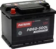Аккумулятор Patron Power PB60-500L (60Ah) фото