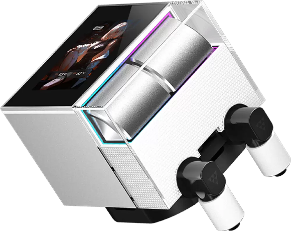 Система жидкостного охлаждения для процессора PCCooler DS360 Display (белый) фото