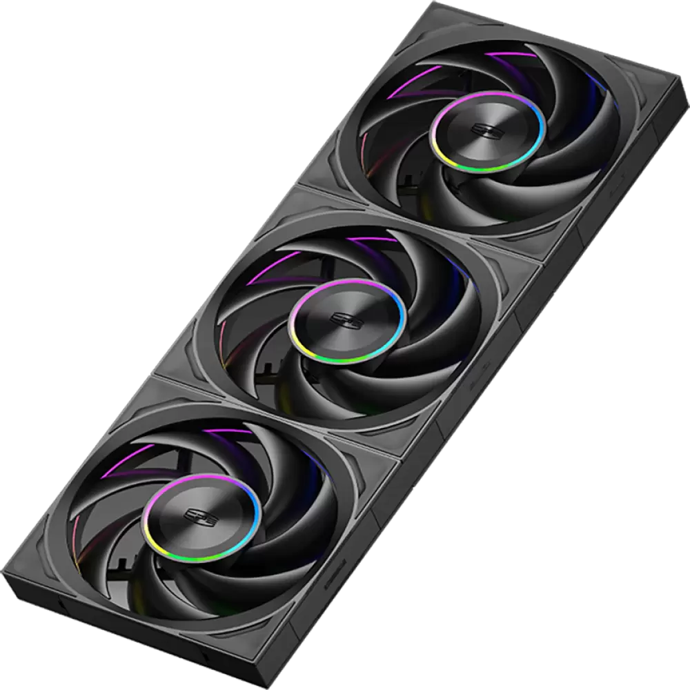 Комплект вентиляторов для корпуса PCCooler F7 X120 ARGB BK 3IN1 фото