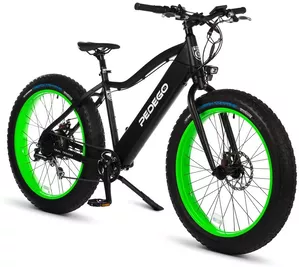 Электровелосипед Pedego Trail Tracker черно-зеленый фото