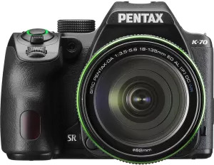Фотоаппарат Pentax K-70 Kit 18-135mm Black фото