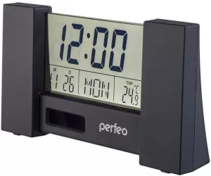 Электронные часы Perfeo City PF-S2056 Black фото